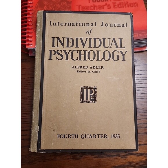 Other - International Journal of Individual Psychology by Alfred Adler 1935 Fourth